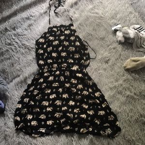 Forever 21 halter top elephant dress